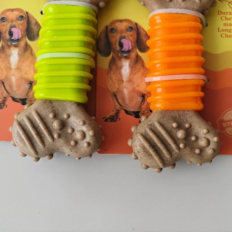 Dog Chew Toy Durable Bite-resistant Toy Bone-shaped Universal Pet Interactive Product Suitable for Large Medium and Small Dogs