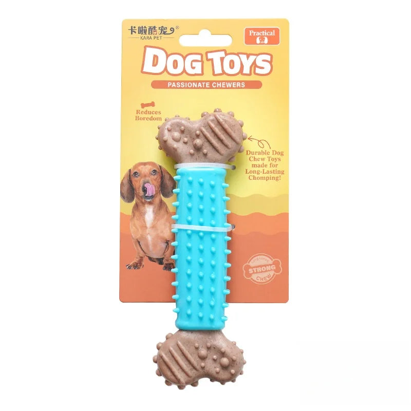 Dog Chew Toy Durable Bite-resistant Toy Bone-shaped Universal Pet Interactive Product Suitable for Large Medium and Small Dogs