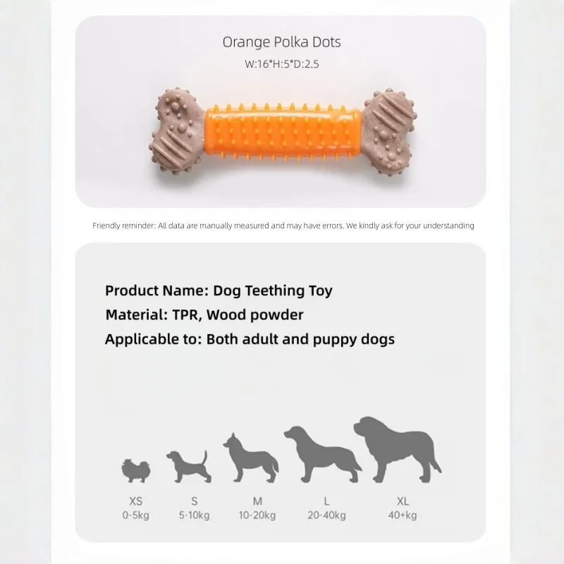 Dog Chew Toy Durable Bite-resistant Toy Bone-shaped Universal Pet Interactive Product Suitable for Large Medium and Small Dogs