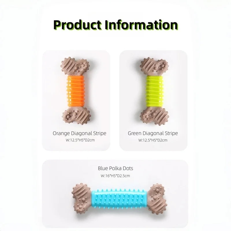 Dog Chew Toy Durable Bite-resistant Toy Bone-shaped Universal Pet Interactive Product Suitable for Large Medium and Small Dogs