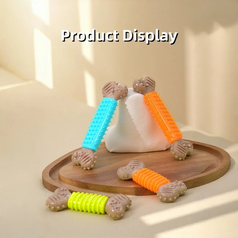 Dog Chew Toy Durable Bite-resistant Toy Bone-shaped Universal Pet Interactive Product Suitable for Large Medium and Small Dogs