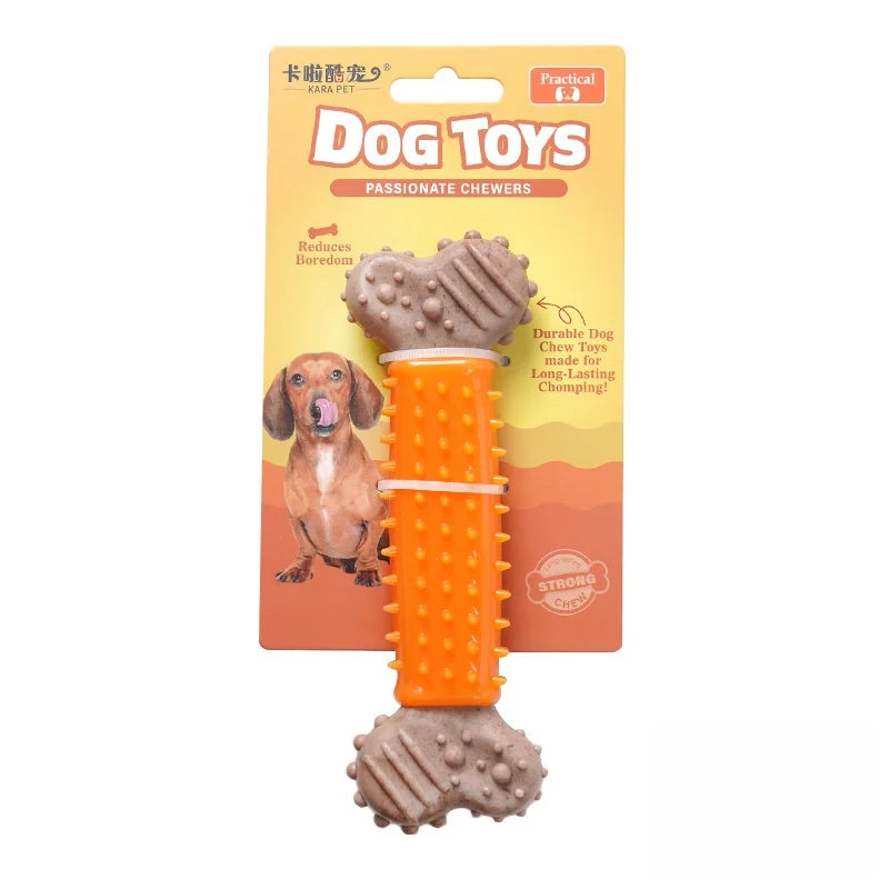 Dog Chew Toy Durable Bite-resistant Toy Bone-shaped Universal Pet Interactive Product Suitable for Large Medium and Small Dogs